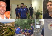 A Castellaro inizia la stagione 2025/26 della Sanremese Calcio, ieri la visita anche di Alex Del Piero