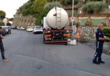 Diano Marina: riparato il guasto idrico, ma restano problemi di pressione. Cisterna disponibile in via Sant’Elmo cisterna acqua