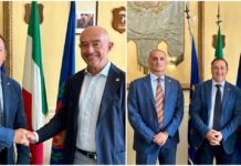 Sanremo, il nuovo Prefetto Antonio Giaccari incontra il Sindaco Mager e il presidente del consiglio Il Grande