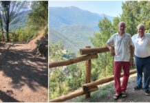 Pornassio, conclusi i lavori e aperta la strada pedonale per il Santuario della “Madonna della Ciazza”