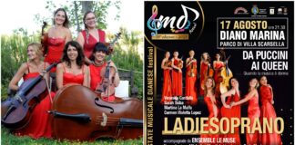 Diano Marina, per l’Emd Festival Ladiesoprano e le Muse mettono in scena “Quando la Musica è Donna”
