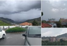 Passa l’allerta e torna il maltempo: pioggia, tuoni e grandine nell’imperiese