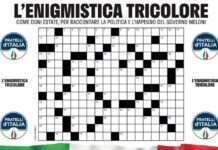 Diano Marina, oggi gazebo di Fratelli d’Italia presenta l’Enigmistica Tricolore