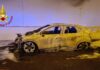 Chiusavecchia, auto a GPL in fiamme nella galleria Madonna dell’Uliveto: intervento dei Vigili del Fuoco