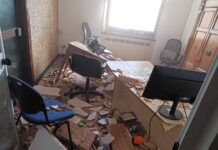 Imperia, crolla il soffitto negli uffici della Protezione Civile della Regione. Uil Fpl: “Tragedia sfiorata”