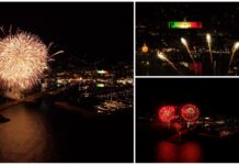 Le Vele d’Epoca di Imperia chiudono con il botto: fuochi d’artificio sul porto