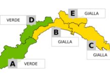 Meteo: allerta gialla per temporali domani sul centro-levante ligure, possibili piogge anche sul ponente