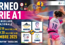 La grande pallavolo femminile sbarca a Taggia: torneo amichevole Serie A1 il 19 e 20 settembre