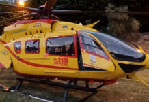 Incidente moto-auto a Isolabona: 16enne in codice rosso al Santa Corona elisoccorso grifo