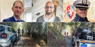 Incendi domati nell’entroterra dianese: il plauso di Za Garibaldi, Bregolin e Degl’Innocenti ai soccorritori incendio diano marina