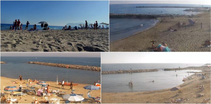 autunno spiagge ponente ligure
