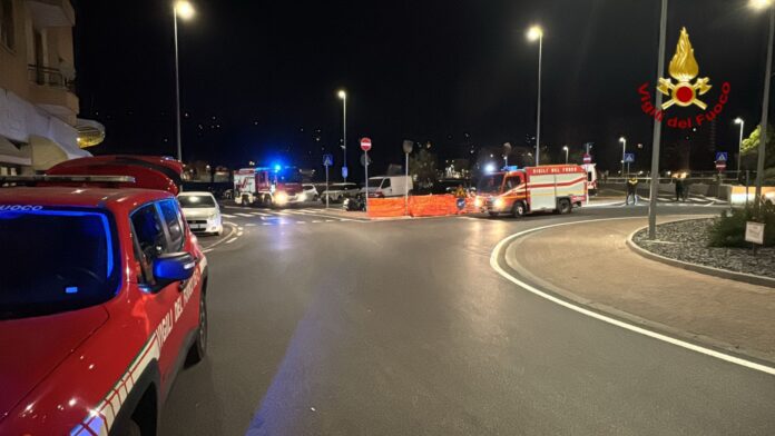 fuga gas argine destro imperia