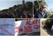 “Alberi sì! Ma non qui”: a Imperia flash mob contro il progetto del bosco urbano sul lungomare Vespucci