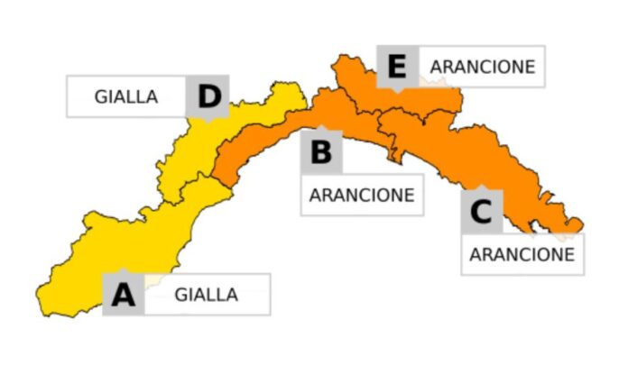 allerta meteo liguria