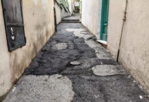 Sanremo, interventi di manutenzione su strade e marciapiedi in centro città e a Bussana