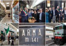 Taggia accoglie il treno che ha percorso 100 anni di storia