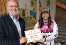 Ospedaletti premia Stephanie Bianchi, seconda alla Coppa Italia femminile di enduro