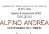 ‘Alpino Andrea’ in scena a Imperia con la Compagnia del Birùn alpino andrea