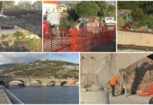 Il tramonto del ponte ciclabile sul torrente Argentina demolizione Ponte Argentina