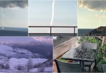 Da Sanremo a Imperia, trombe marine e nevicate sorprendono la costa e l’entroterra meteo imperia-sanremo