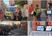 Ventimiglia, due nuove ambulanze per la Croce Verde Intemelia: la cerimonia in piazza XX Settembre Ventimiglia, due nuove ambulanze per la Croce Verde Intemelia_ la cerimonia in piazza XX Settembre