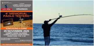 Pesca: tutto pronto per il 4° Memorial Paolo Testero organizzato dalla ‘Lampa Longu Dianese’ Memorial Paolo Testero