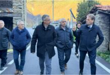 L’assessore regionale Marco Scajola in visita a Mendatica: “500mila euro di investimenti per sistemare due edifici strategici”
