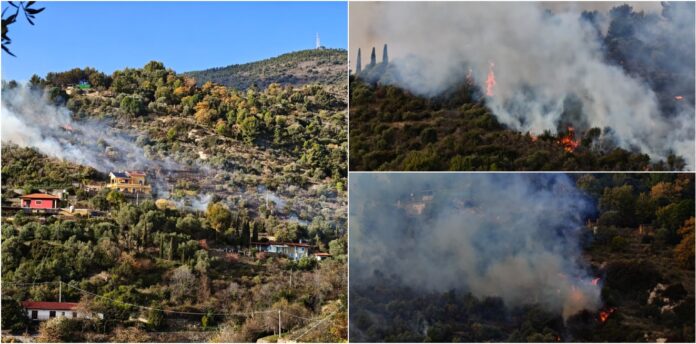 incendio valloni tasciaire sanremo