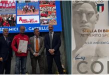 Agli ‘Amici del Castello’ la Stella di Bronzo al Merito Sportivo del CONI. “Continueremo a valorizzare le nostre tradizioni e la pallapugno” Stella di Bronzo Amici del Castello
