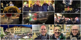Una Diano Marina gremita si illumina per il Natale: sfilata musicale e luminarie accendono la città. Za Garibaldi: “Ottimo inizio per questo periodo di festa”