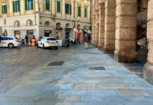 Sanremo, completata la riqualificazione del marciapiede ovest di piazza Colombo