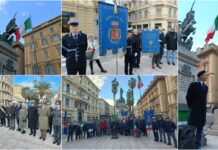 Sanremo celebra i 229 anni del Tricolore italiano: riaccesa la fiamma del braciere al Monumento ai Caduti