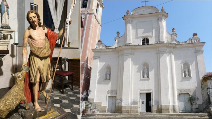 statua san giovanni battista perinaldo