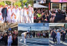 Sanremo in festa per il passaggio della Fiamma Olimpica di Milano-Cortina 2026 fiamma olimpica sanremo