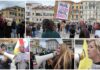 Sanremo, manifestazione in piazza Colombo contro la ‘Campana dei bimbi mai nati’ sanremo no campana bimbi non nati