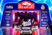 Fenomeni al 94° Rally di Montecarlo! I rivieraschi Gianni de Matteis e Giulia Bico terzi sul podio dopo un brutto incidente su strade ghiacciate e neve
