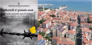 Diano Marina, affissi manifesti in città per il Giorno della Memoria: la farfalla gialla ricorda Elie Wiesel giornata della memoria diano marina