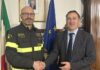 Imperia, il nuovo comandante dei Vigili del Fuoco Paternò incontra il prefetto Giaccari