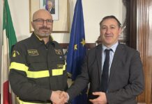 Imperia, il nuovo comandante dei Vigili del Fuoco Paternò incontra il prefetto Giaccari