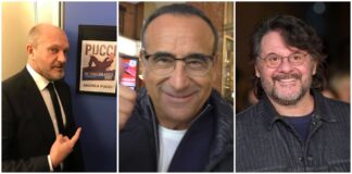 Sanremo 2026, confermati Andrea Pucci e Lillo accanto a Carlo Conti pucci - conti - lillo