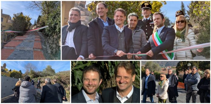 Diano Arentino_ inaugurati i nuovi collegamenti pedonali tra le borgate Ascheri e Villa Chiesa. _Int (1)