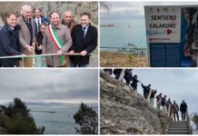 Ventimiglia: inaugurato il sentiero delle Calandre dopo anni di chiusura. “Ecco la Passeggiata degli innamorati” sentiero delle Calandre a Ventimiglia,