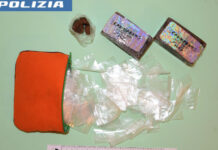 Blitz della Polizia a Ventimiglia, arrestato uomo con 215 grammi di hashish destinati allo spaccio