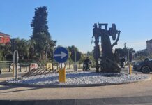 Vallecrosia, al via i lavori per la nuova rotonda: in arrivo la prima fontana della cittadina Rotonda Vallecrosia