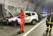 Cesio, incidente sulla SS28: quattro auto coinvolte, tre feriti trasportati in ospedale