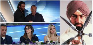 A Sanremo 2026 arriva Can Yaman. Conti: “Stasera super ospite Kabir Bedi”, l’incontro dei due Sandokan Can Yaman (2)
