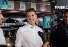 Sanremo 2026, Sayf barista per un giorno al bar “Santissimo” sanremo 2026 sayf