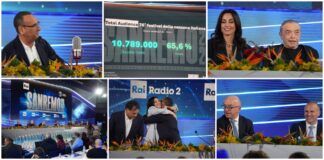 Sanremo 2026, Conti: “Un Festival noioso? Sono contento dei numeri e… potrei rimanere a condurre”. Frassica scherza: “Entro tardi perché prima guardo ‘La ruota della fortuna’”. Cardinaletti teme le scale dell’Ariston Finale Sanremo Festival (1)