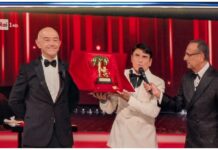 Sal Da Vinci vince il Festival di Sanremo 2026: la reazione della Sala stampa Ariston Sal Da Vinci (2)