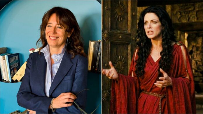 cervo in blu d'inchiostro